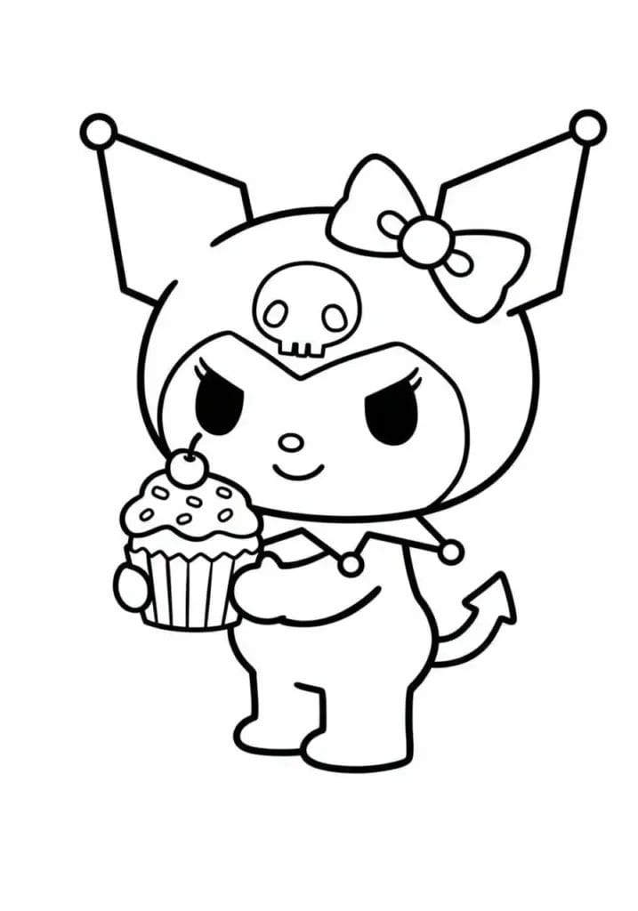 kuromi colouring pages 31