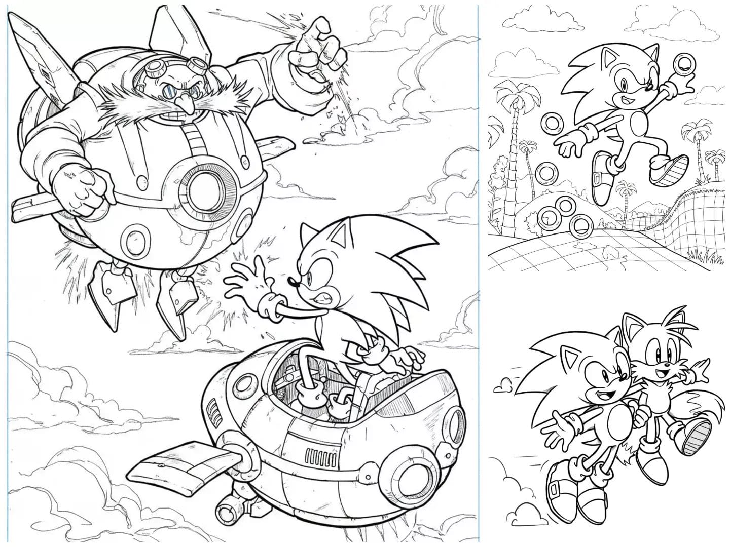 30+ Free Sonic Coloring Pages: Print Your Favorites!